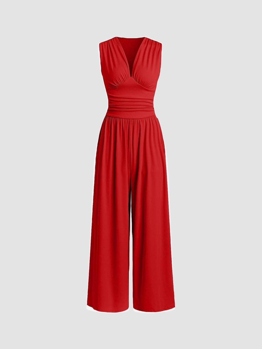 Vallerie | Elegant Sleeveless Wide-Leg Jumpsuit