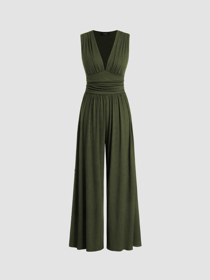 Vallerie | Elegant Sleeveless Wide-Leg Jumpsuit