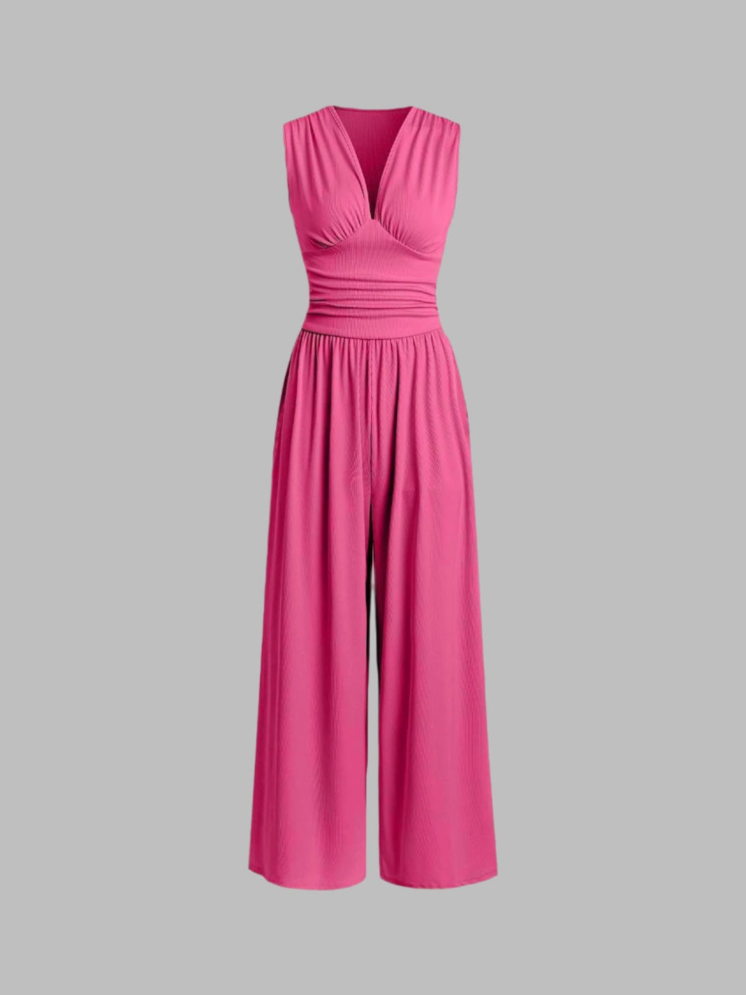 Vallerie | Elegant Sleeveless Wide-Leg Jumpsuit