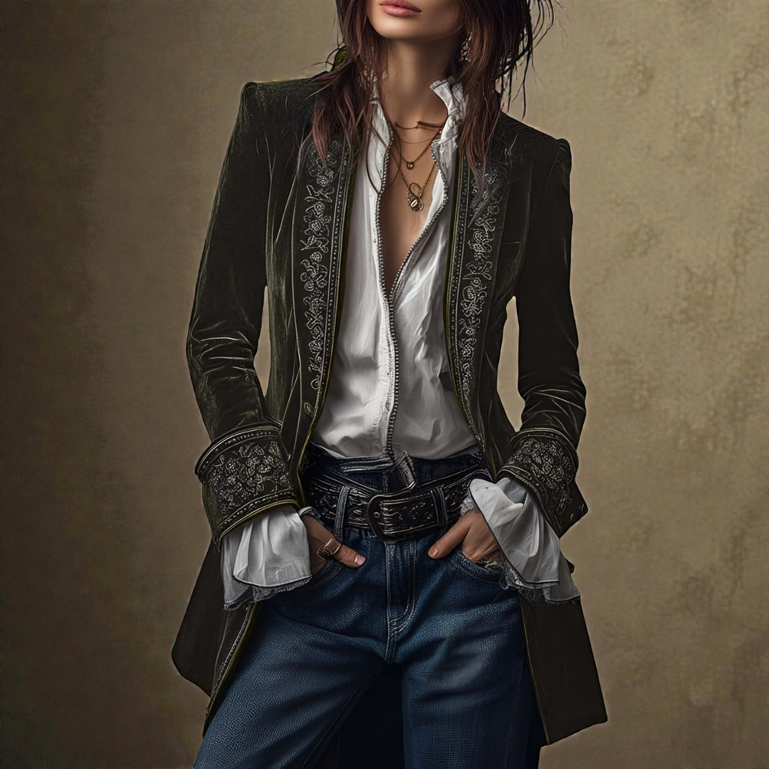 Claudine | Luxurious Velvet Jacket