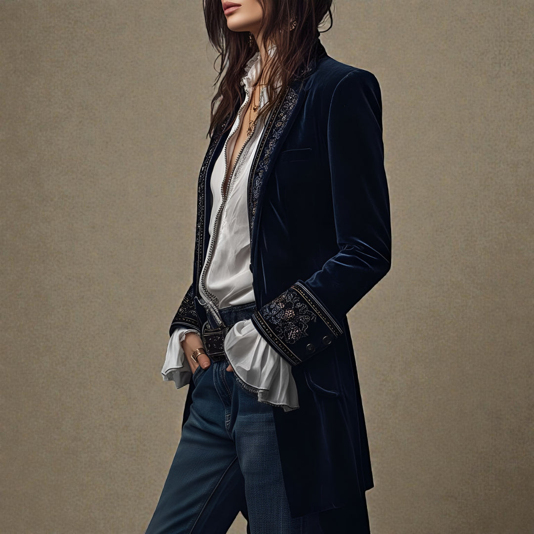 Claudine | Luxurious Velvet Jacket