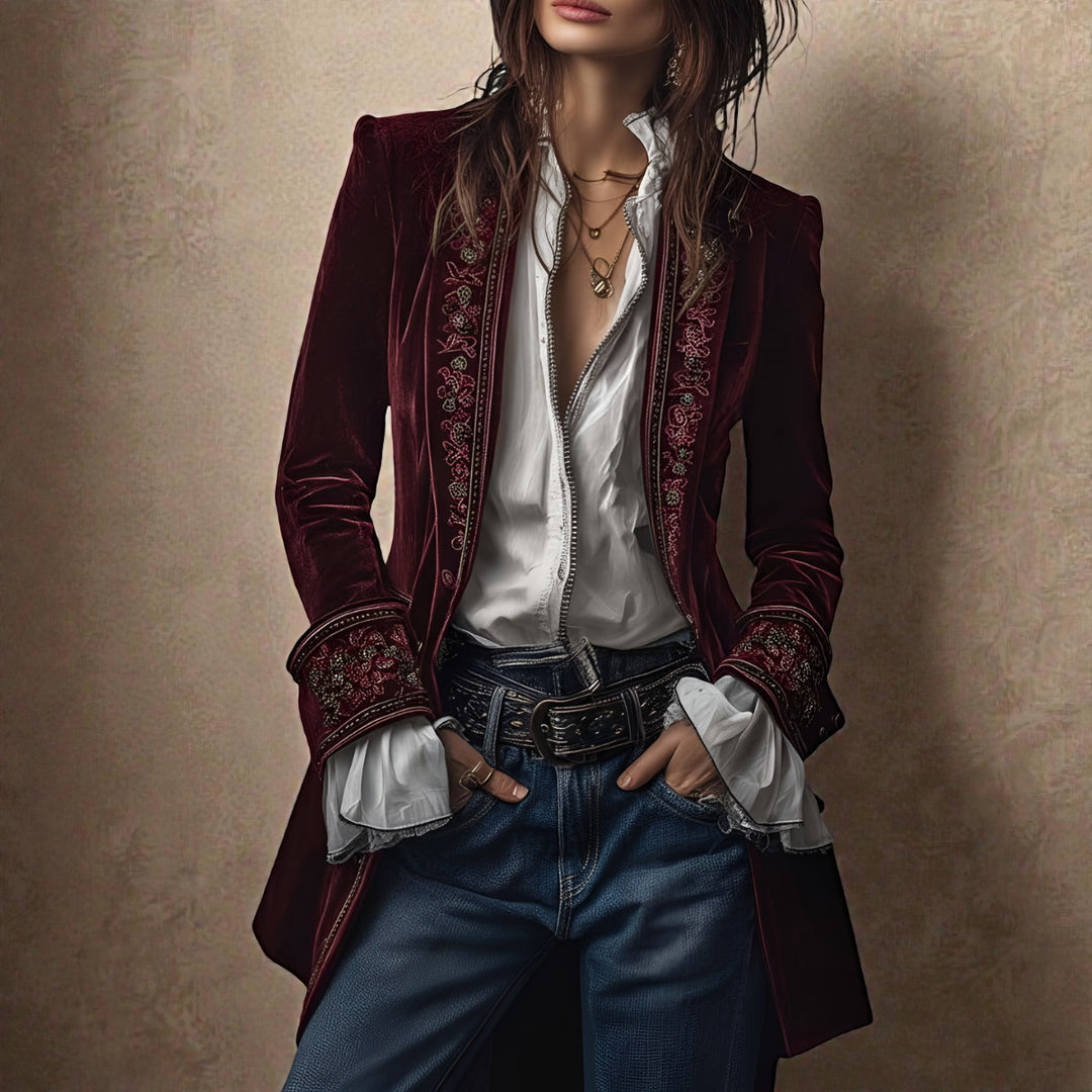 Claudine | Luxurious Velvet Jacket