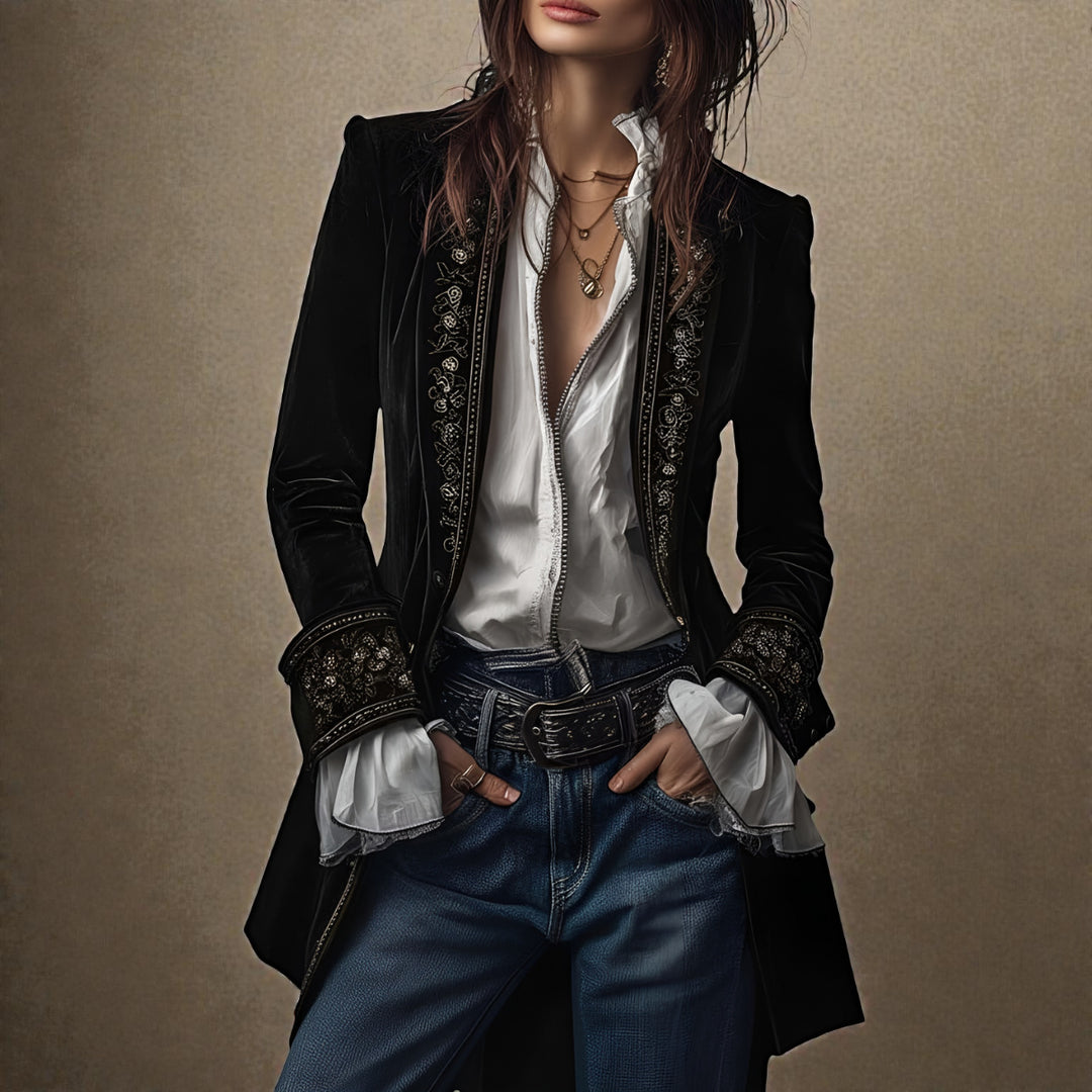 Claudine | Luxurious Velvet Jacket