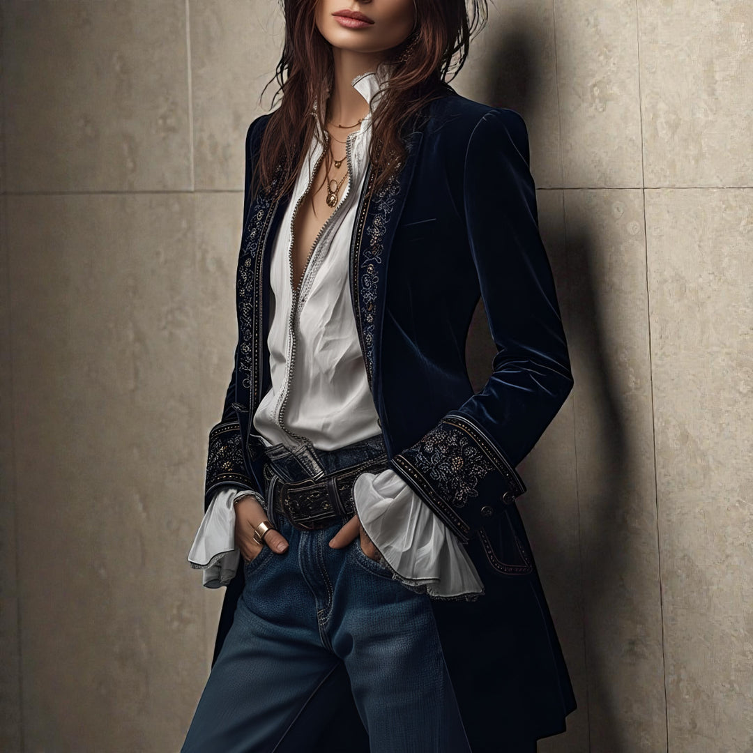 Claudine | Luxurious Velvet Jacket