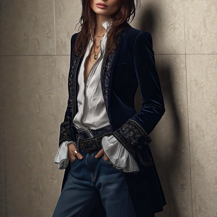 Claudine | Luxurious Velvet Jacket