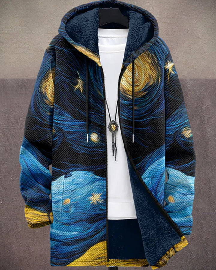 Louise | Luxurious, artistically inspired zip-up hoodie