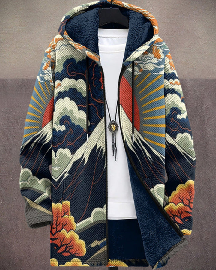 Viviana | Luxurious, artistically inspired zip-up hoodie