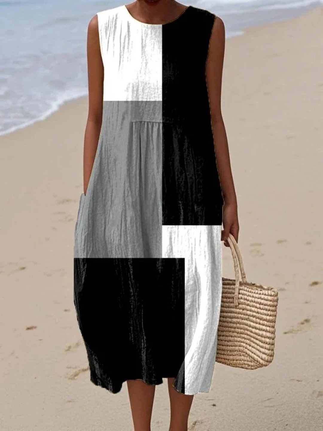 Fern | Elegant Art Midi Dress