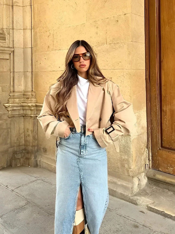 Nicolette | Mini trench coat