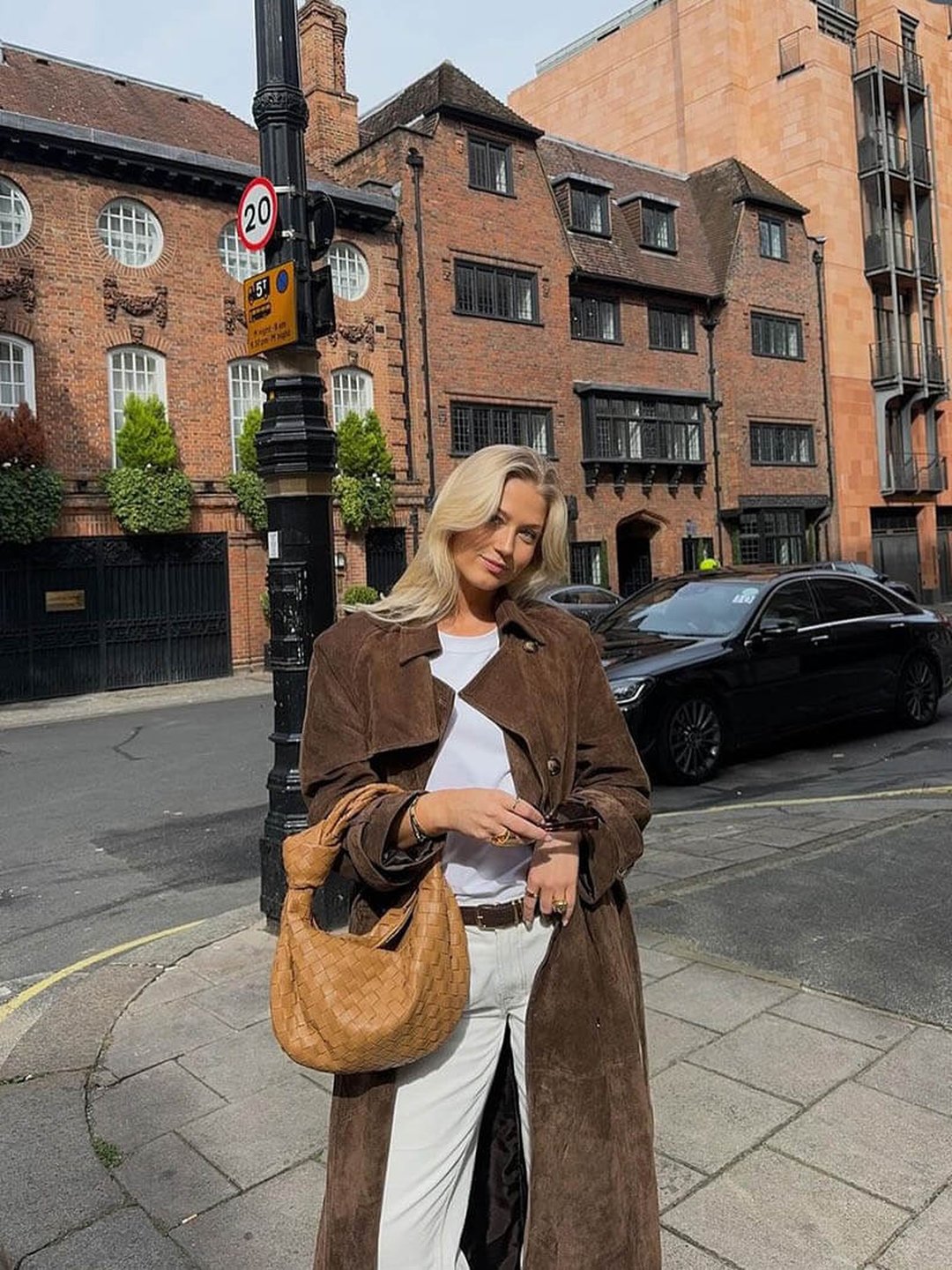 Gwendolyn | Suede trench coat