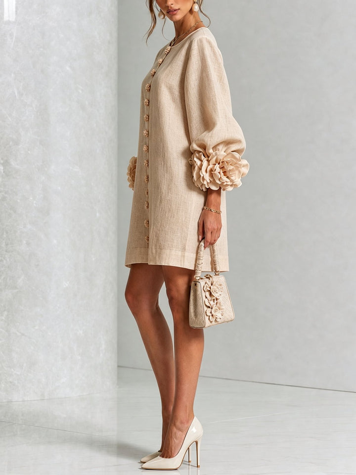 Nolwenn | Button-Down Mini Dress