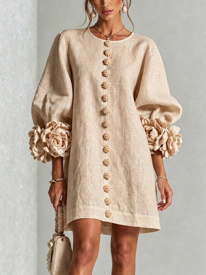 Nolwenn | Button-Down Mini Dress