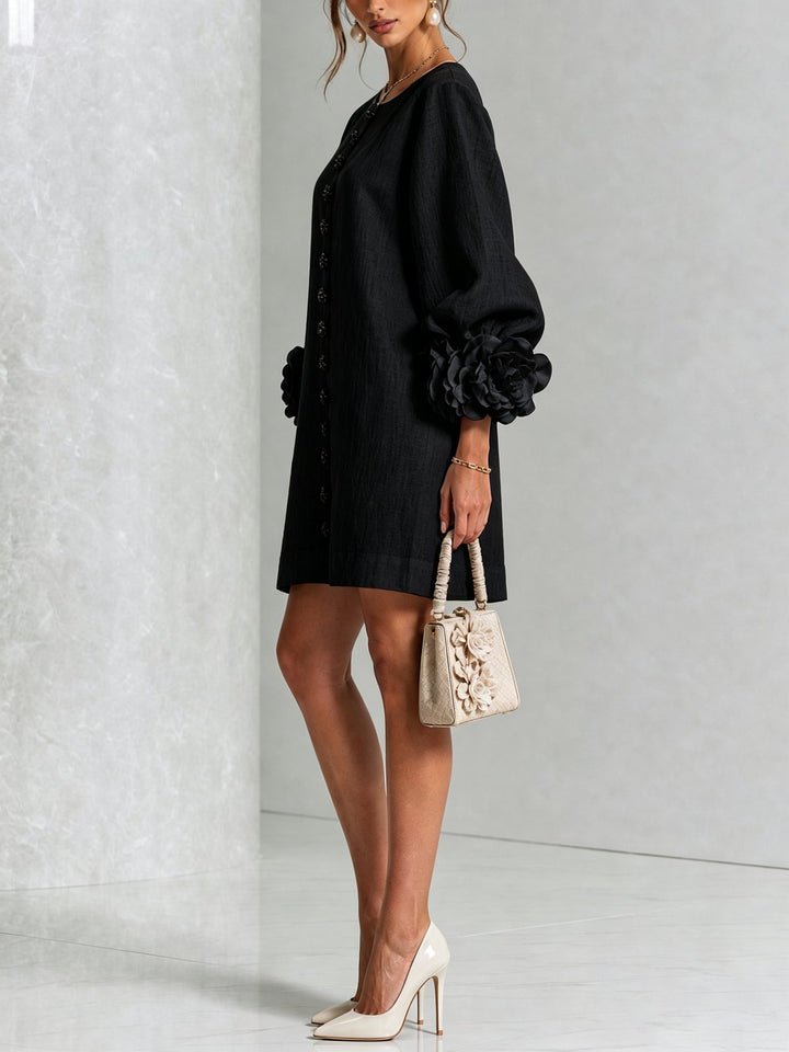 Nolwenn | Button-Down Mini Dress