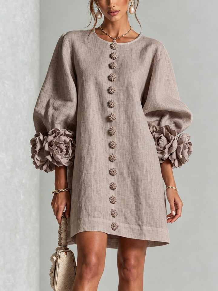 Nolwenn | Button-Down Mini Dress