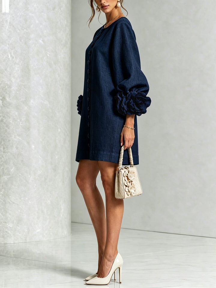 Nolwenn | Button-Down Mini Dress