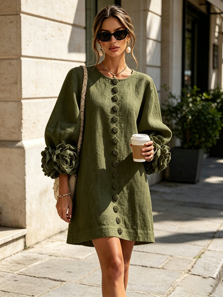 Nolwenn | Button-Down Mini Dress