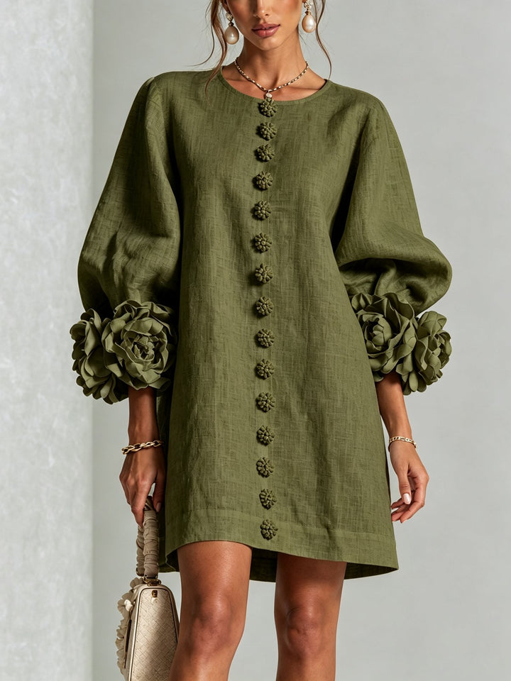 Nolwenn | Button-Down Mini Dress