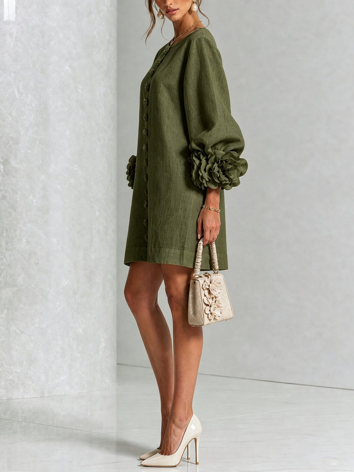 Nolwenn | Button-Down Mini Dress