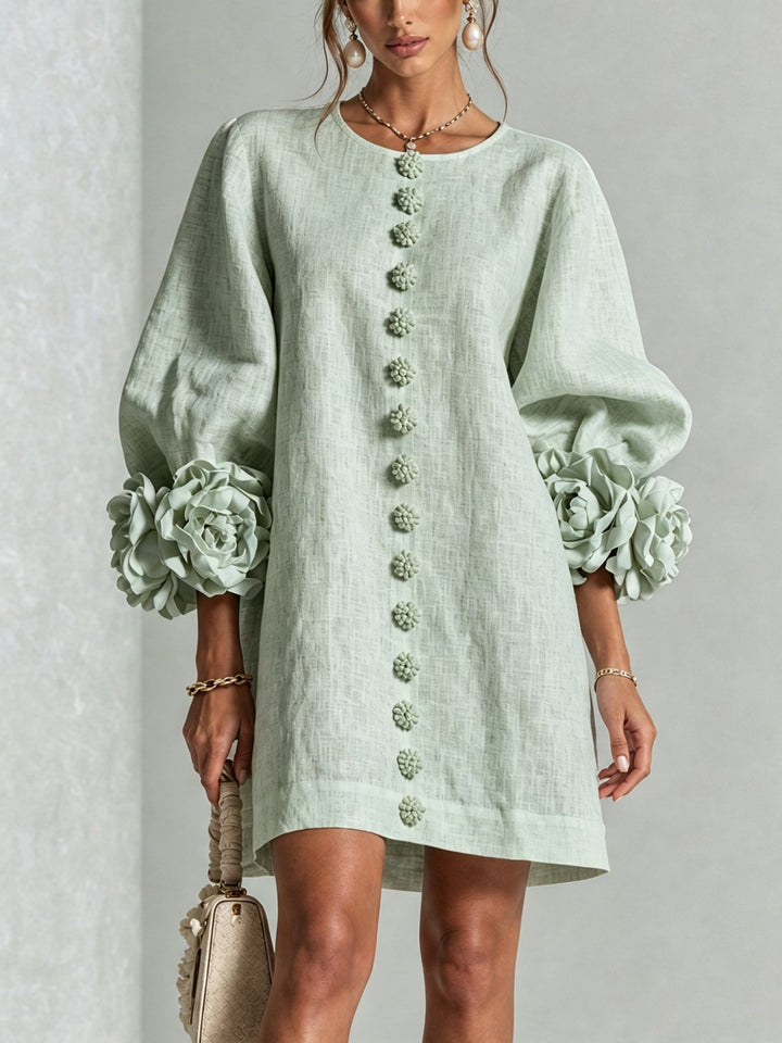 Nolwenn | Button-Down Mini Dress