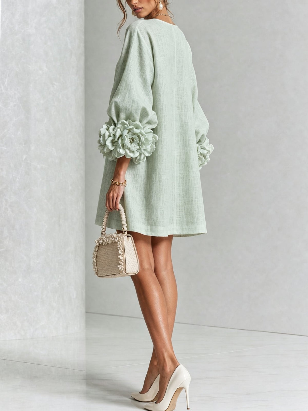 Nolwenn | Button-Down Mini Dress