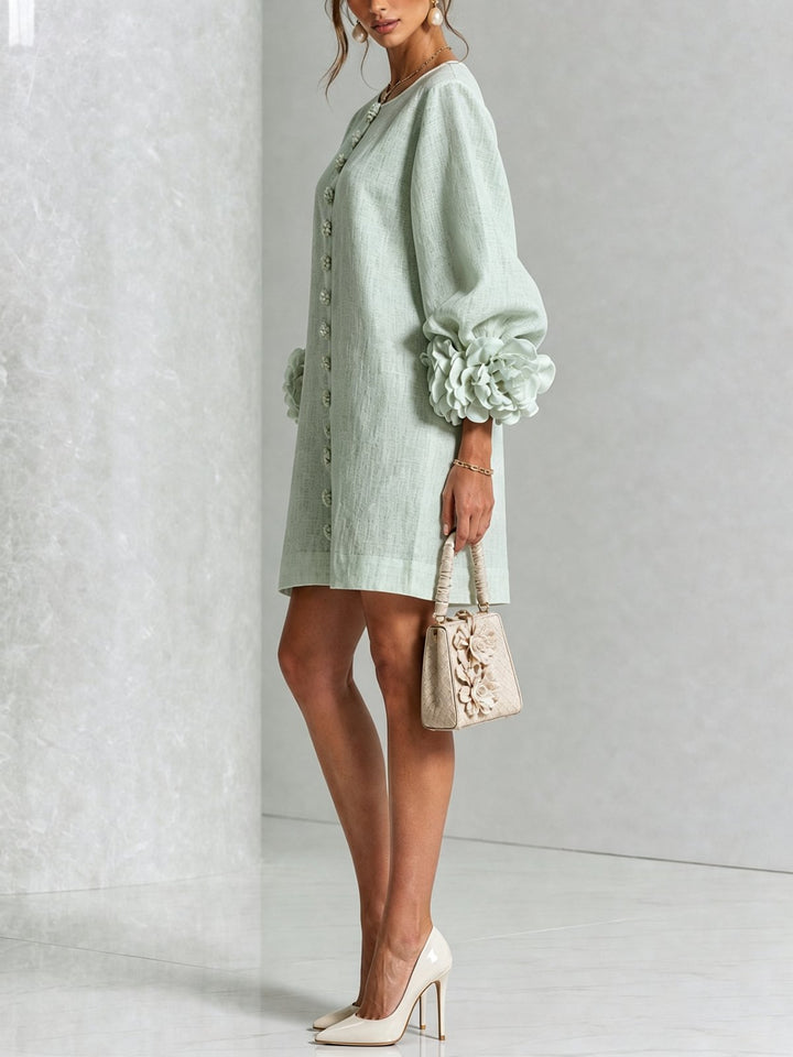 Nolwenn | Button-Down Mini Dress