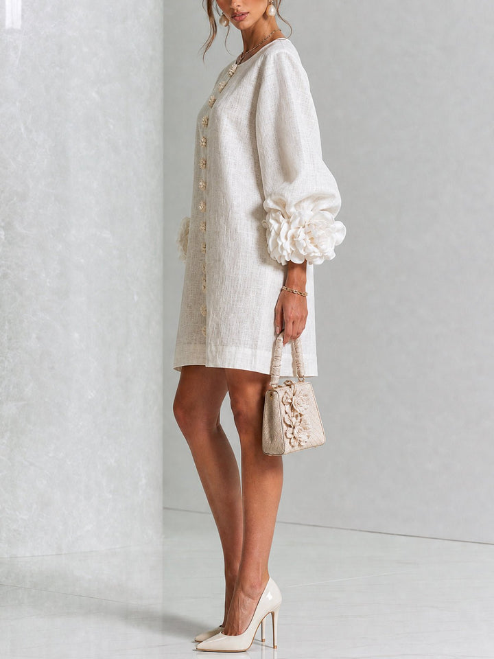 Nolwenn | Button-Down Mini Dress
