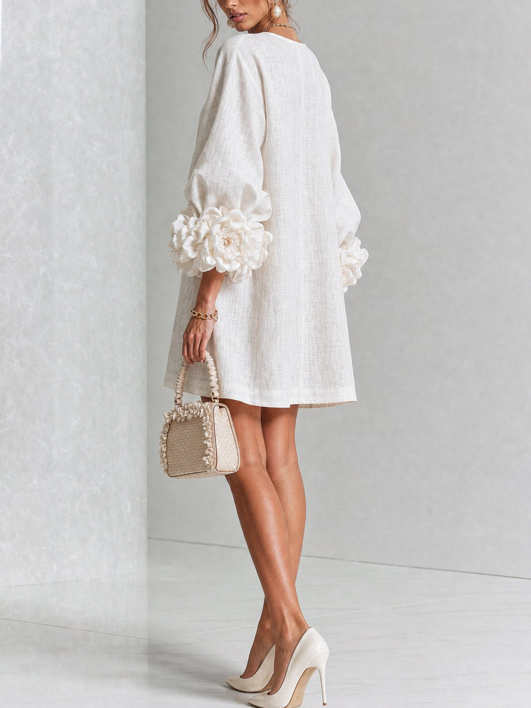 Nolwenn | Button-Down Mini Dress