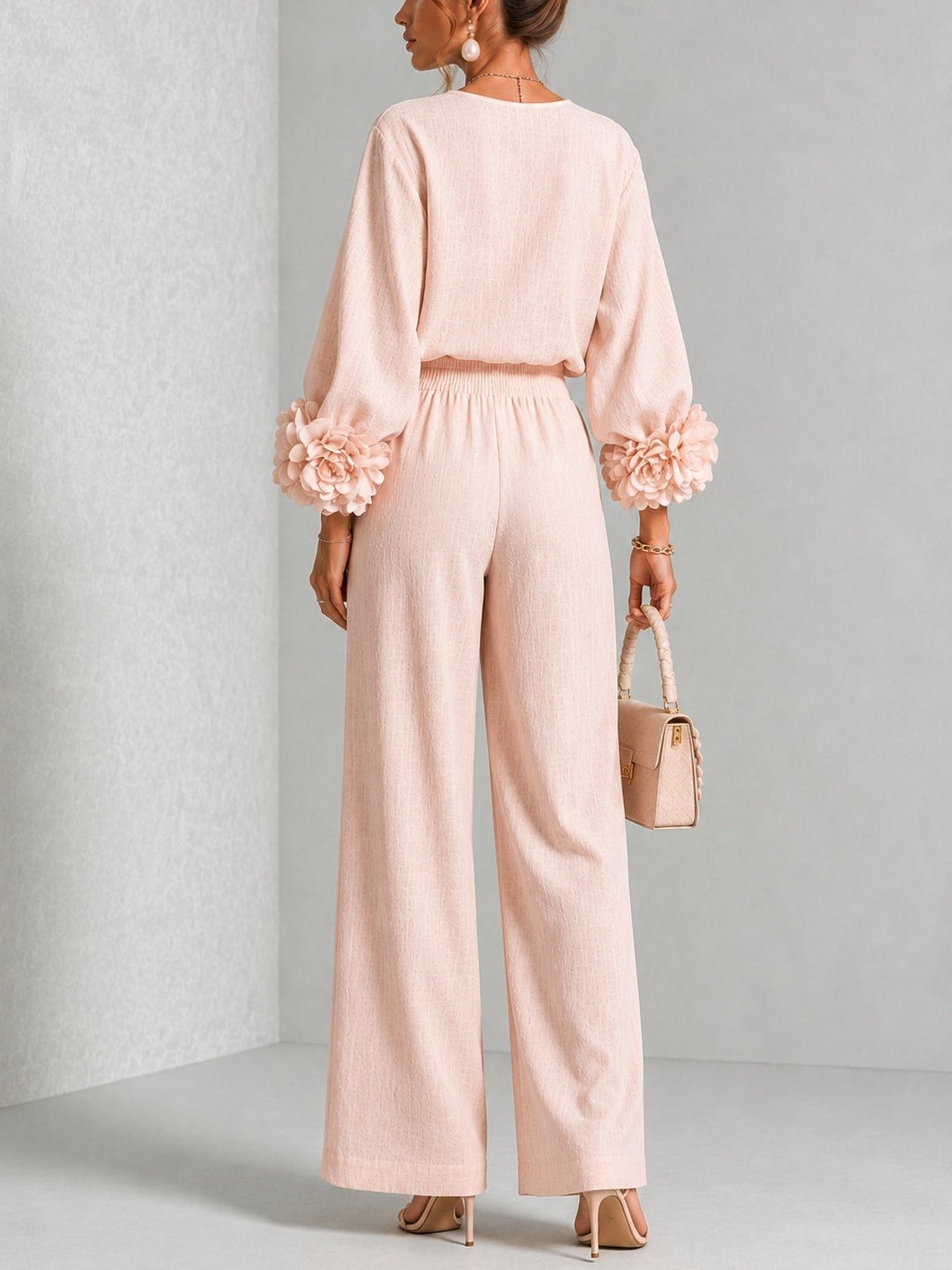 Gale | Floral Cuff Two-Piece Set