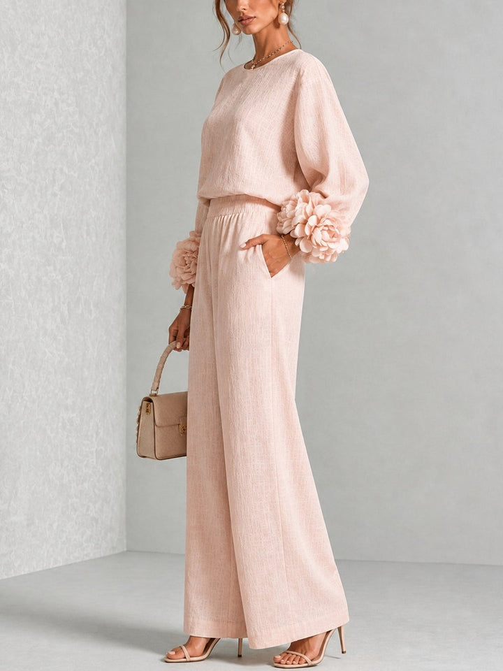 Gale | Floral Cuff Two-Piece Set