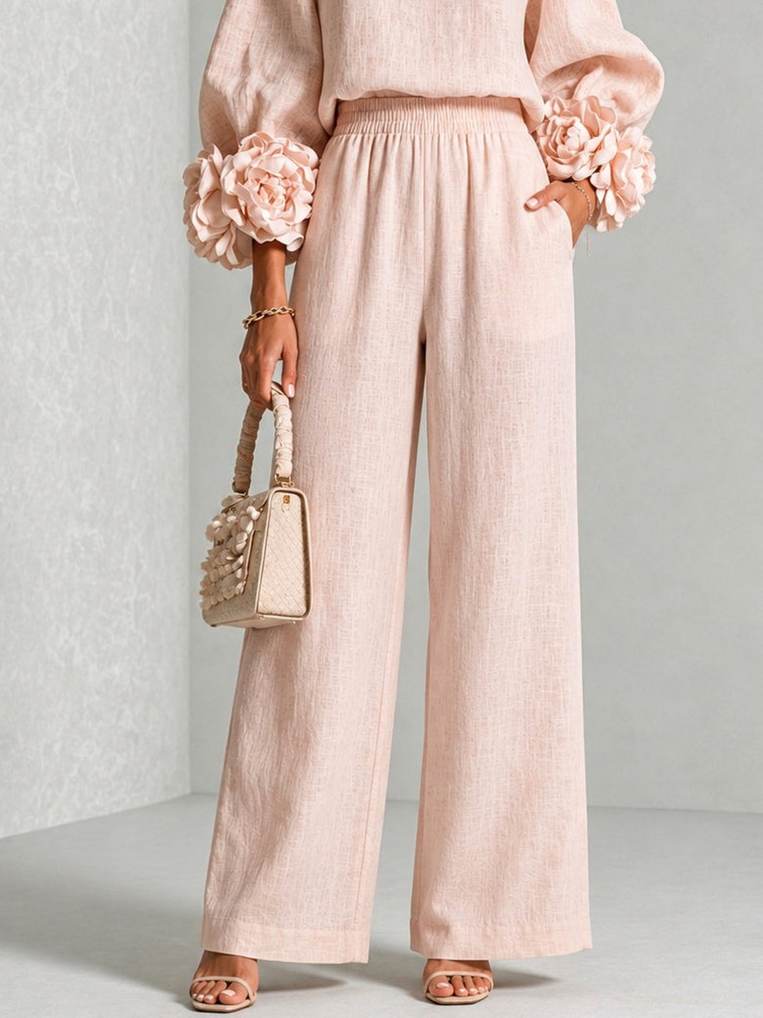 Gale | Floral Cuff Two-Piece Set
