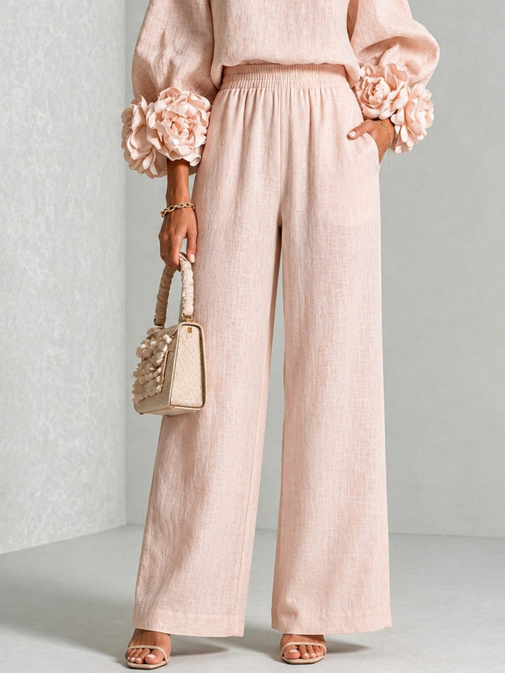 Gale | Floral Cuff Two-Piece Set