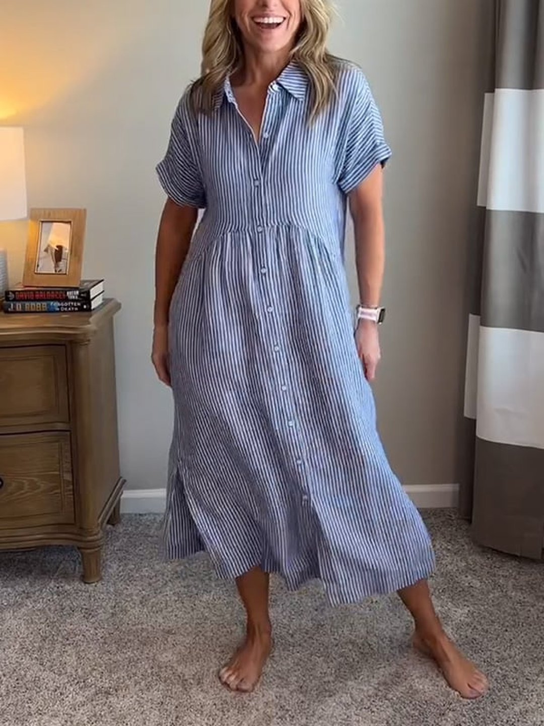 Fay | Elegant Striped Dress