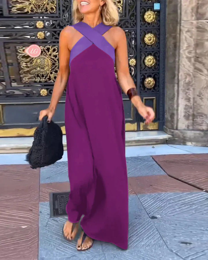 Marlena | Breathable Comfortable Crossed Maxi Dress