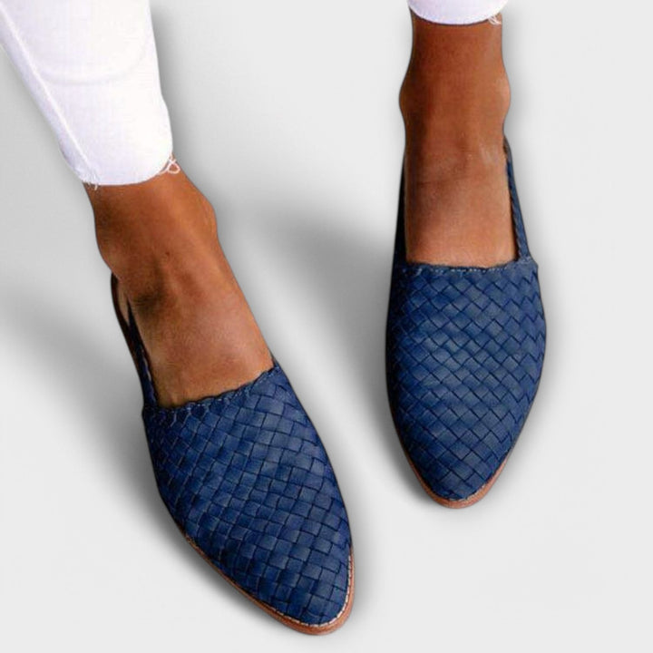 Rosita | Woven Slingback Loafer