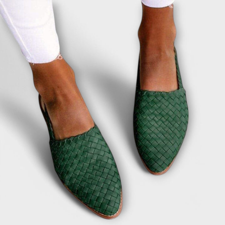 Rosita | Woven Slingback Loafer