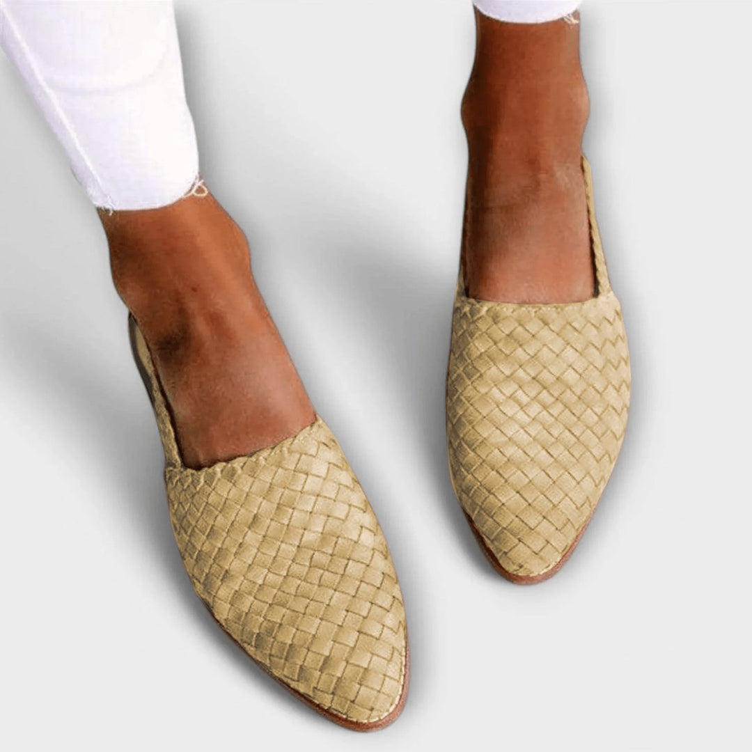 Rosita | Woven Slingback Loafer