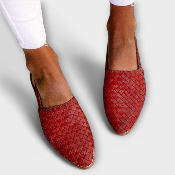 Rosita | Woven Slingback Loafer