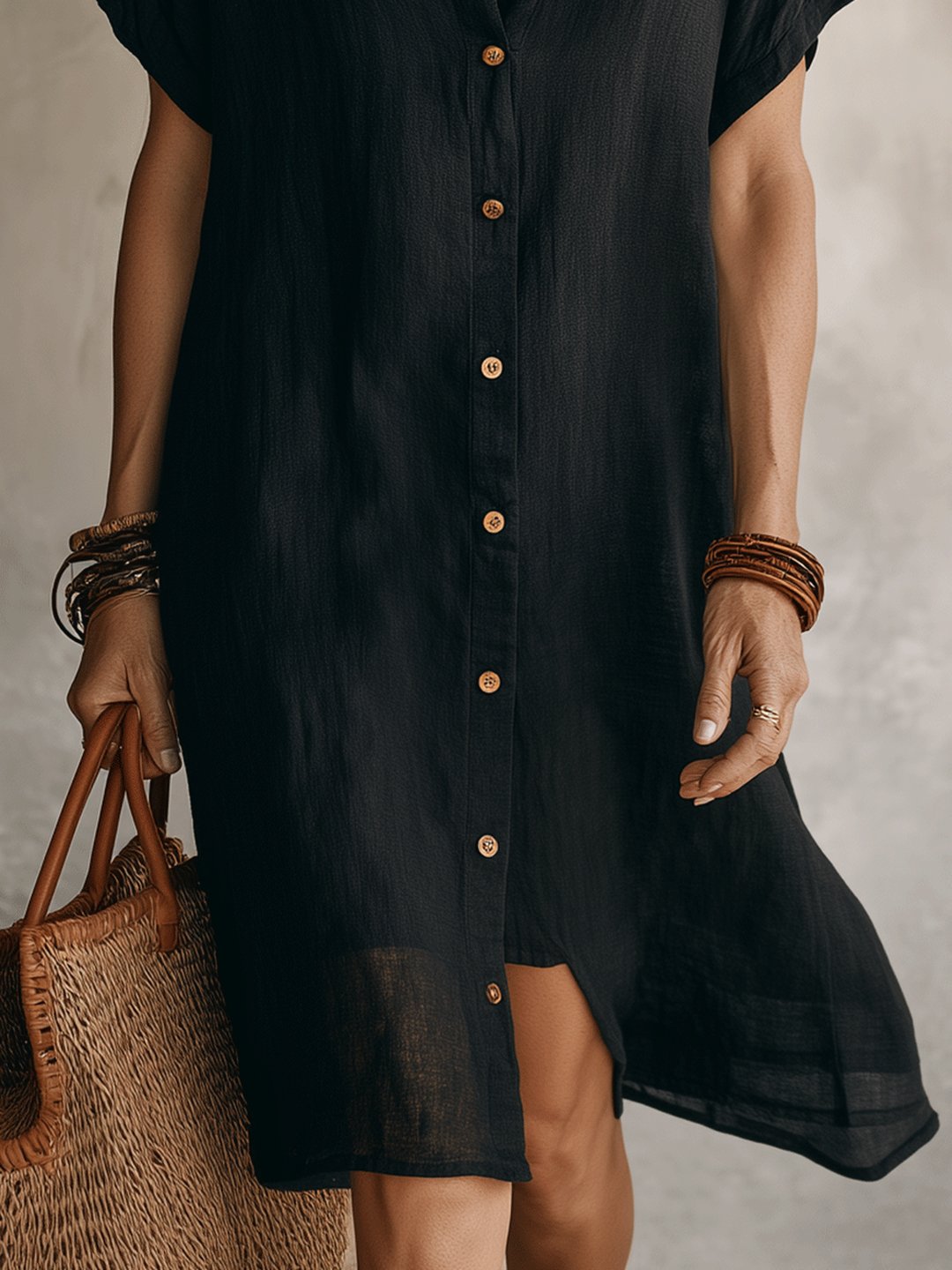 Angeline | Short Sleeve Mini Dress