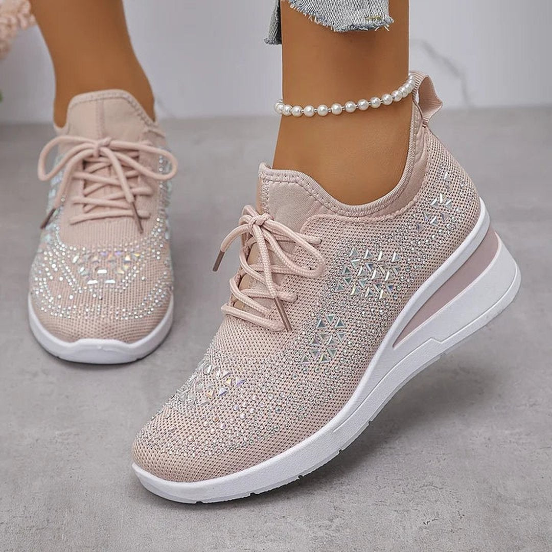 Honora | Orthopedic Sneakers With Sparkling Rhinestones