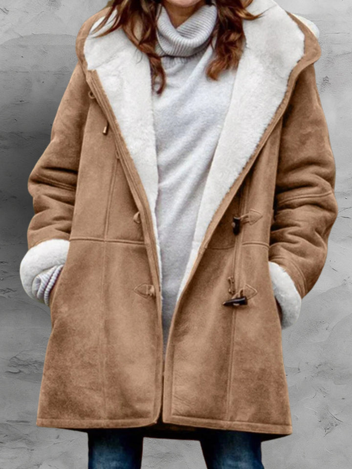 Genevieve | Hooded Toggle Winter Coat