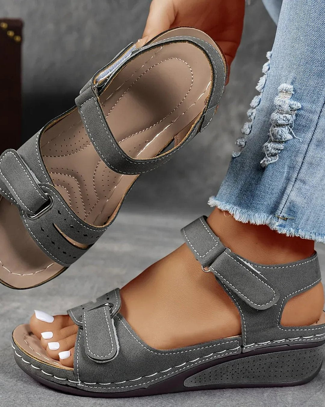 Orlagh | Elegant Orthopedic Strap Sandal