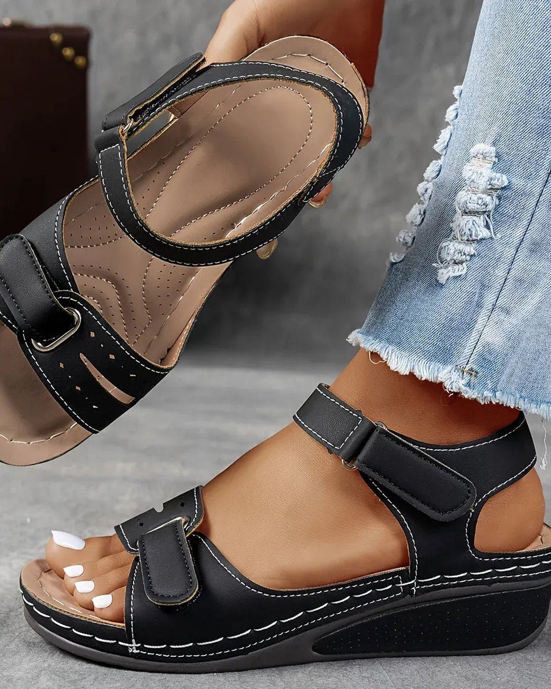 Orlagh | Elegant Orthopedic Strap Sandal