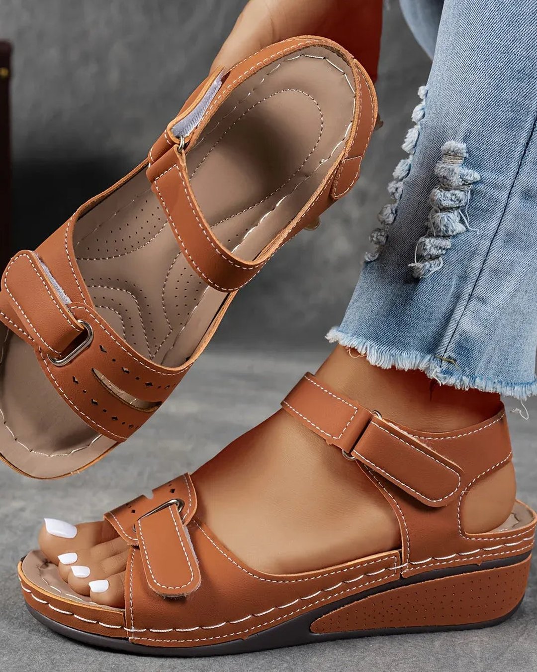 Orlagh | Elegant Orthopedic Strap Sandal