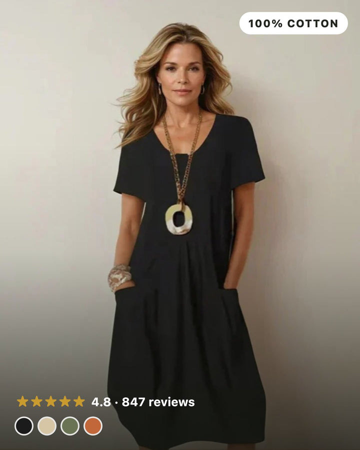 Helena-Honora | Easy Casual Flow Dress