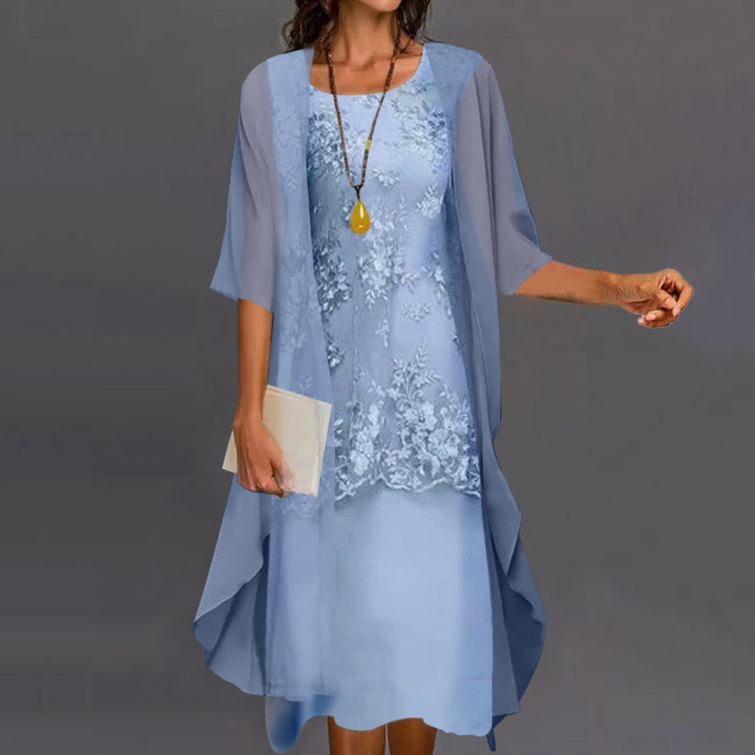 Lucille | Chiffon Two-Piece Dress
