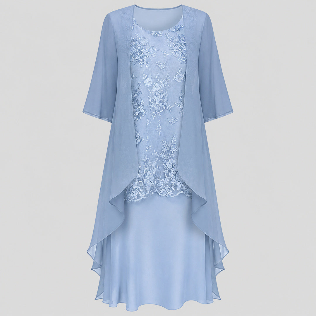 Lucille | Chiffon Two-Piece Dress
