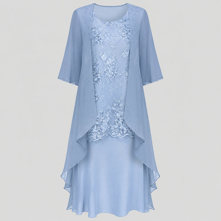 Lucille | Chiffon Two-Piece Dress