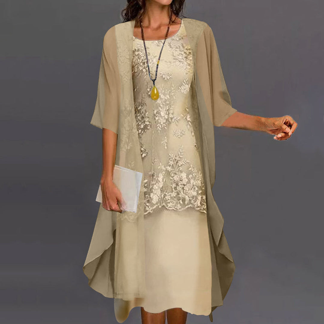 Lucille | Chiffon Two-Piece Dress