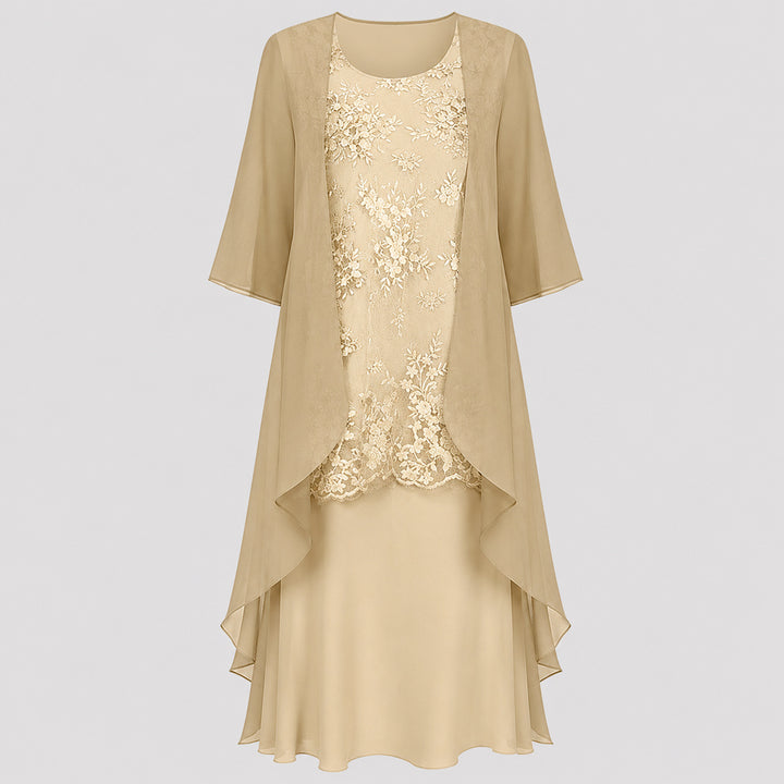 Lucille | Chiffon Two-Piece Dress