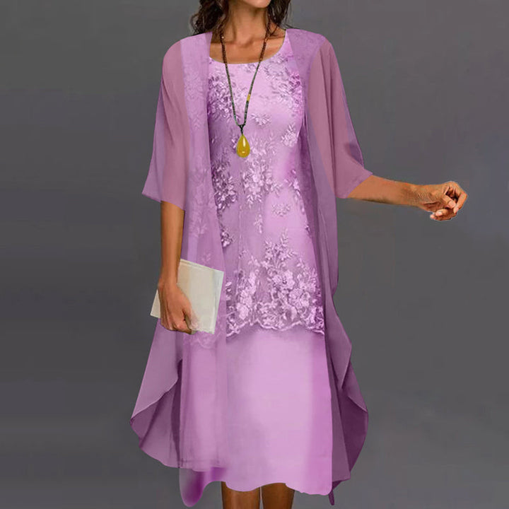 Lucille | Chiffon Two-Piece Dress